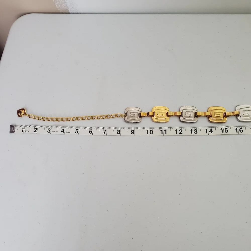 Belt Silver and Gold Tone